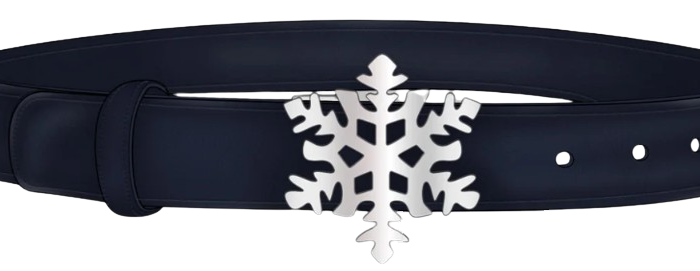 Icey Flexx - Original Snowflake Belt (Blue Navy)