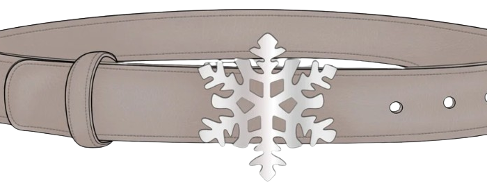 Icey Flexx - Original Snowflake Belt (Grey)